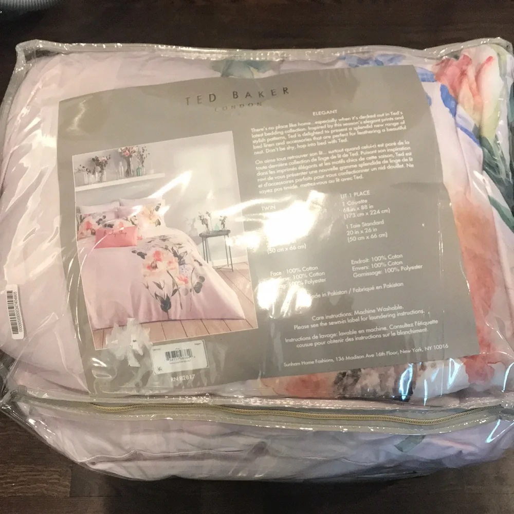 Ted Baker London NEW Elegant Bedding Collection Twin Size